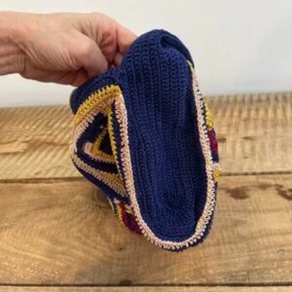 By Anthropologie Crochet Shoulder Bag NWOT - Picture 9 of 10